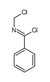 N-(chloromethyl)benzenecarboximidoyl chloride Structure