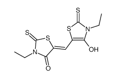 bis<3-ethyl-5-rhodanine>methinecyanine结构式