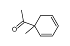 (1-methyl-2,4-cyclohexadienyl)-methyl-keton结构式