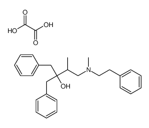 2-benzyl-3-methyl-4-[methyl(2-phenylethyl)amino]-1-phenylbutan-2-ol,oxalic acid结构式