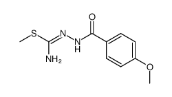 1-(4-methoxy-benzoyl)-S-methyl-iso thiosemicarbazide Structure