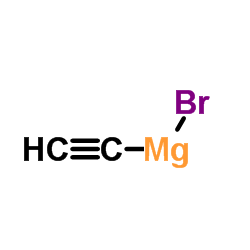 Bromo(ethynyl)magnesium structure