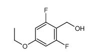 (4-乙氧基-2,6-二氟苯基)甲醇结构式