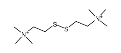 thiocholine disulfide Structure