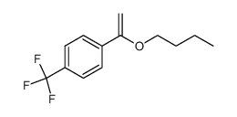 1-(1-butoxyvinyl)-4-(trifluoromethyl)benzene结构式