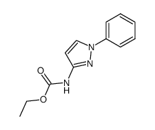 (1-phenyl-1H-pyrazol-3-yl)-carbamic acid ethyl ester结构式