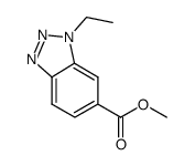 3-ethyl-3H-benzotriazole-5-carboxylic acid methyl ester Structure