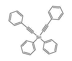 Diphenyl-bis-(phenylethinyl)-zinn结构式