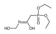 2-diethoxyphosphoryl-N-(hydroxymethyl)acetamide Structure