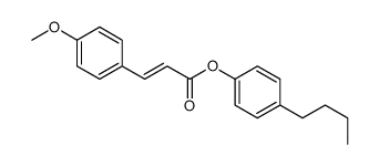 (4-butylphenyl) 3-(4-methoxyphenyl)prop-2-enoate Structure