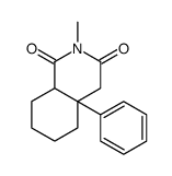 (4aR,8aR)-2-methyl-4a-phenyl-4,5,6,7,8,8a-hexahydroisoquinoline-1,3-dione Structure