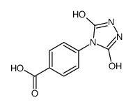 4-(3,5-dioxo-1,2,4-triazolidin-4-yl)benzoic acid structure