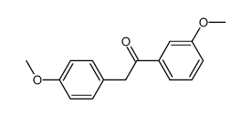 3,4'-dimethoxy-deoxybenzoin结构式