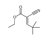 ethyl 2-cyano-4,4-dimethylpent-2-enoate结构式