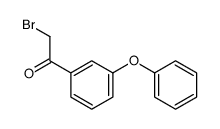 2-bromo-1-(3-phenoxyphenyl)ethanone结构式