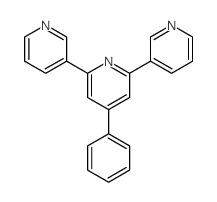 4-phenyl-2,6-dipyridin-3-yl-pyridine Structure