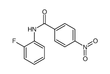 N-(2-Fluorophenyl)-4-nitrobenzamide结构式