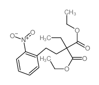 Propanedioic acid,ethyl[2-(2-nitrophenyl)ethyl]-, diethyl ester (9CI)结构式
