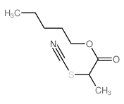 pentyl 2-thiocyanatopropanoate结构式