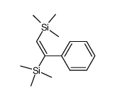 (E)-1-phenyl-1,2-bis(trimethylsilyl)ethene Structure