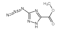 3-Azido-5-carbomethoxy-1,2,4-triazole结构式