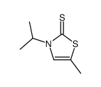 2(3H)-Thiazolethione,5-methyl-3-(1-methylethyl)-(9CI)结构式
