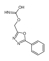 (5-phenyl-1,3,4-oxadiazol-2-yl)methyl carbamate Structure