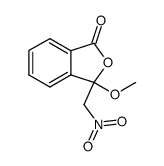 3-methoxy-3-nitromethyl-phthalide结构式
