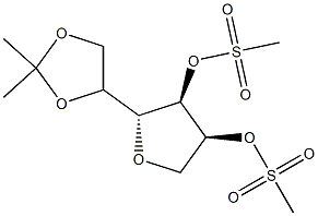 1,4-Anhydro-5-O,6-O-isopropylidene-D-glucitol bis(methanesulfonate) picture