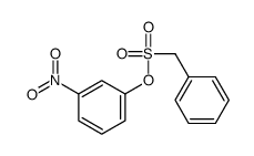 (3-nitrophenyl) phenylmethanesulfonate结构式