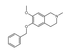 6-(benzyloxy)-7-methoxy-2-methyl-1,2,3,4-tetrahydroisoquinoline Structure