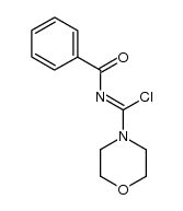 N-benzoyl-morpholine-4-carboximidoyl chloride结构式