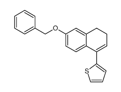 4-(thien-2-yl)-7-benzyloxy-1,2-dihydronaphthalene结构式