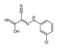 2-amino-N-(3-chloroanilino)-2-oxoethanimidoyl cyanide结构式