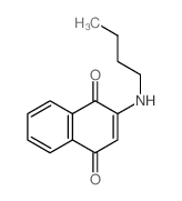 2-butylaminonaphthalene-1,4-dione结构式