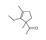 Ethanone, 1-(2-ethyl-1,3-dimethyl-2-cyclopenten-1-yl)- (9CI) picture