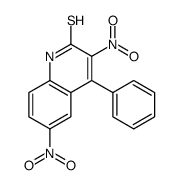 3,6-dinitro-4-phenyl-1H-quinoline-2-thione Structure