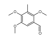 2,4,5-trimethoxy-3-methyl-benzaldehyde Structure