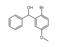 (2-bromo-5-methoxyphenyl)(phenyl)methanol结构式