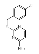 2-[(4-chlorophenyl)methylsulfanyl]pyrimidin-4-amine picture