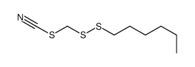 (hexyldisulfanyl)methyl thiocyanate结构式