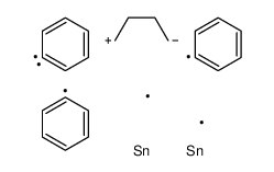 trimethyl(4-triphenylstannylbutyl)stannane结构式
