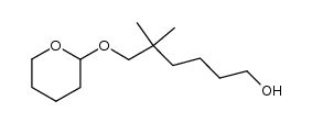 2,2-dimethyl-6-hydroxy-1(tetrahydropyranyloxy)hexane Structure