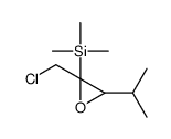 [2-(chloromethyl)-3-propan-2-yloxiran-2-yl]-trimethylsilane Structure