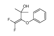 4,4-difluoro-2-methyl-3-phenoxybut-3-en-2-ol Structure