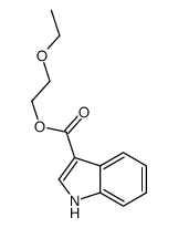 2-ethoxyethyl 1H-indole-3-carboxylate结构式