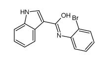 N-(2-bromophenyl)-1H-indole-3-carboxamide Structure