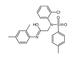 2-(2-chloro-N-(4-methylphenyl)sulfonylanilino)-N-(2,4-dimethylphenyl)acetamide Structure