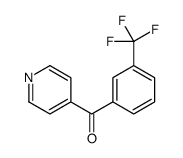 pyridin-4-yl-[3-(trifluoromethyl)phenyl]methanone Structure