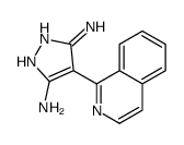4-isoquinolin-1-yl-1H-pyrazole-3,5-diamine Structure